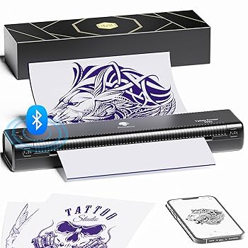 Amazon.co.jp: Phomemo TP81 tattoo printer タトゥー用紙10枚